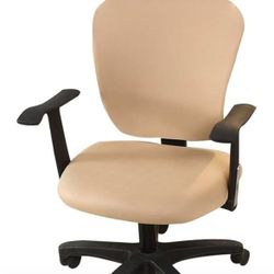 Computer chair cover stretch flip cover two pieces for desk rot