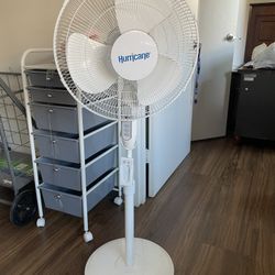 White Hurricane Oscillating Fan