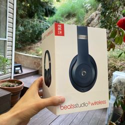 Beats Studio 3 Wireless Headphones By Beats Navy Blue 