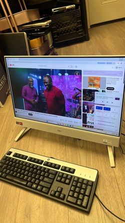 Touchscreen dell Inspiron 24 3415 AIO  AMD Ryzen 5 12gb ram 1TB  hdd win 11