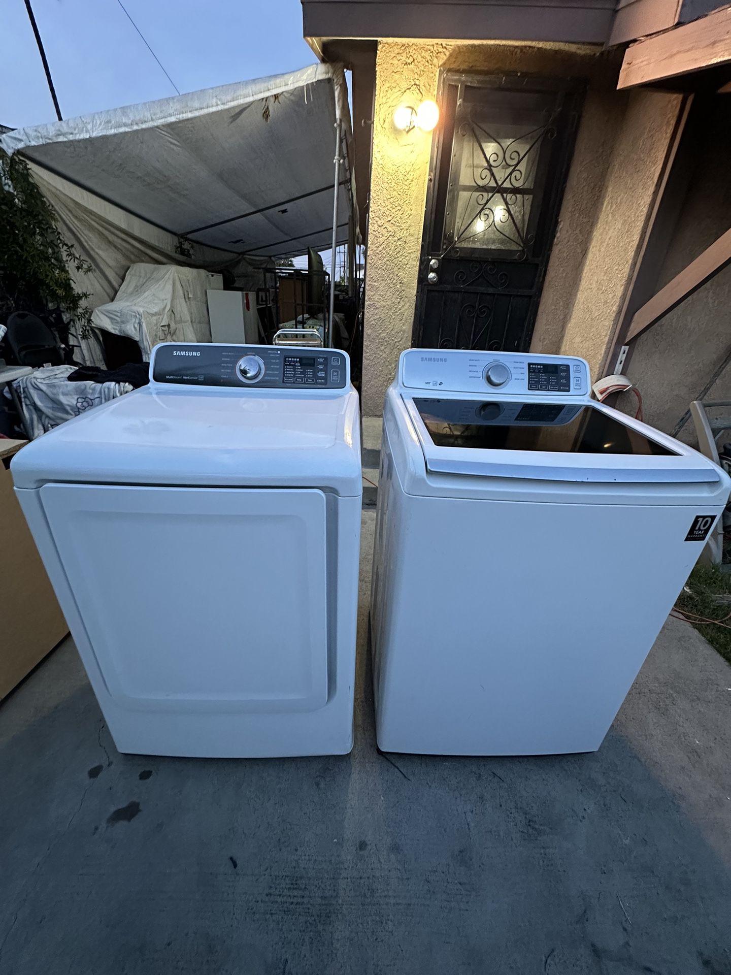 Samsung Washer & Gas Dryer Set