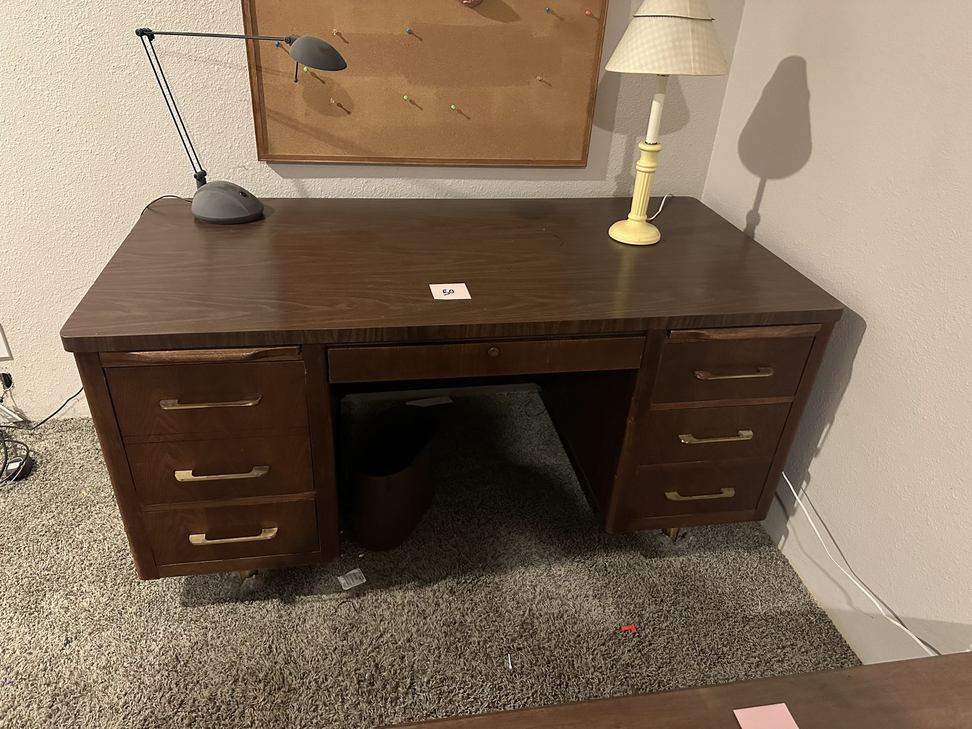 Old Wooden Office Desk