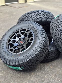 New 17" Toyota TRD Pro Style wheels and tires