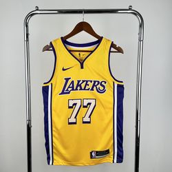 NBA Lakers Star #77 Doncic Jersey