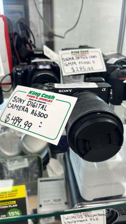 Sony Alpha A6300 Digital Camera with Lens