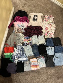 103 pc lot of clothes 8-10 yrs old 