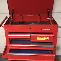5 Drawer Mechanics Cart Tool Box w/Wheels