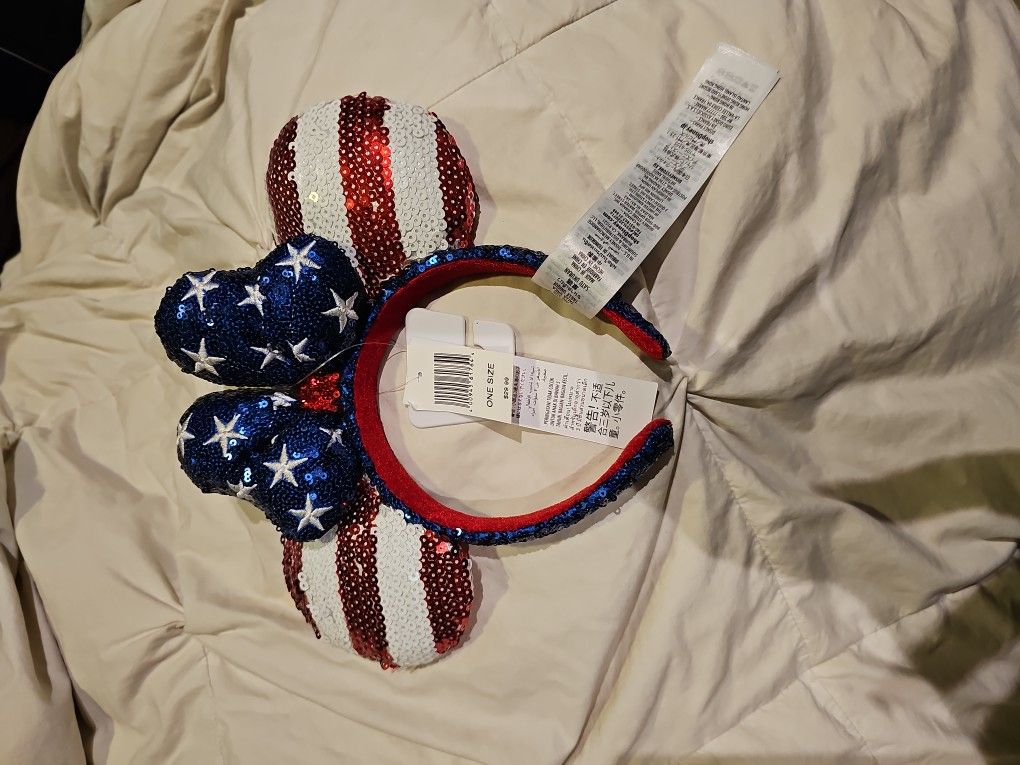 Minnie Mouse 4th Of July Ears