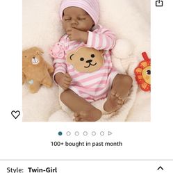 Realistic Baby Girl Doll 