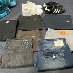 Clothes For Sale - Nike, True Religion, Adidas, Levis, Dickies