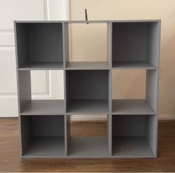 Bed Bath & Beyond Gray 9-Cube Storage Organizer / Bookshelf – $40