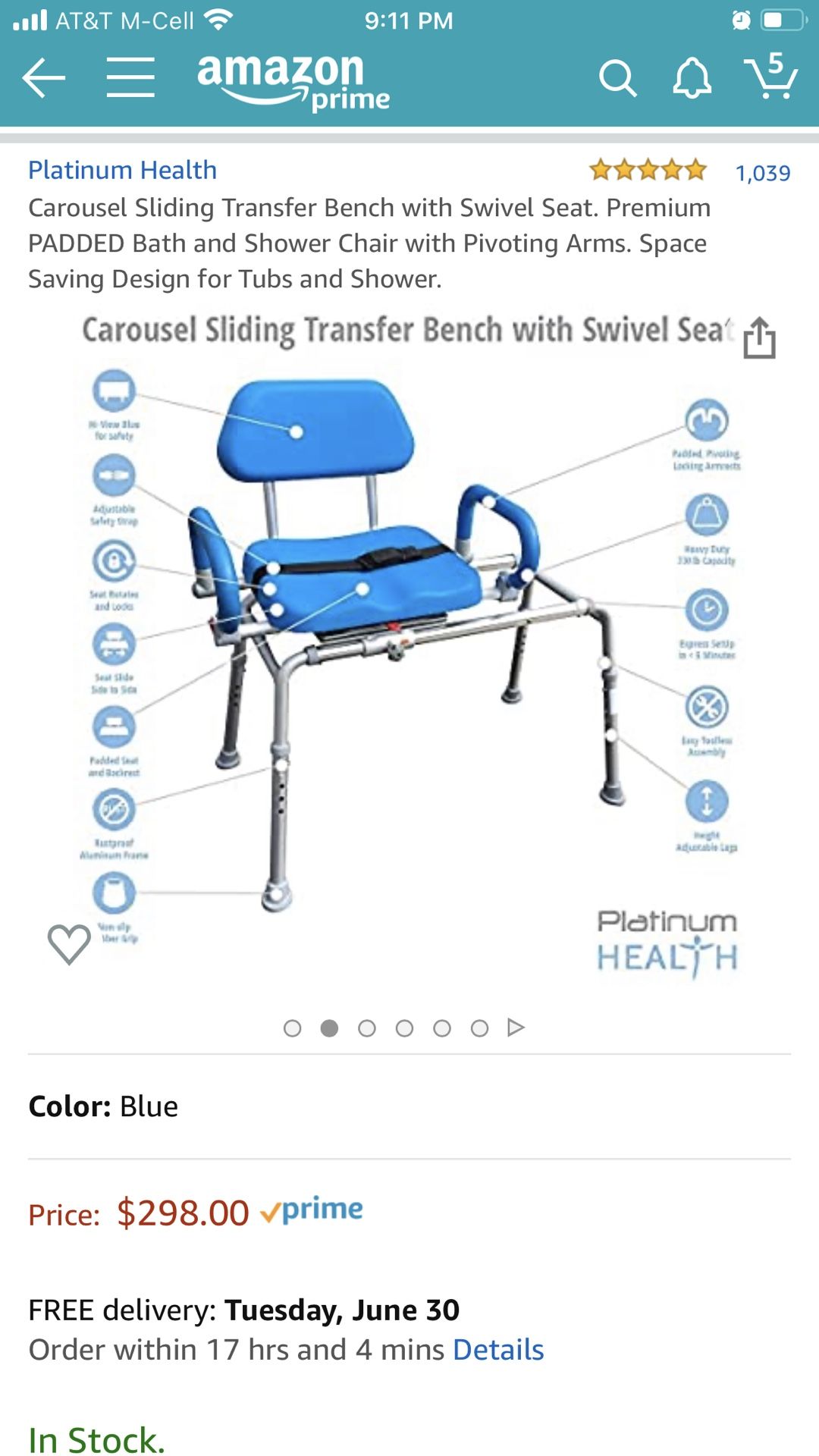 Bath chair/transfer seat