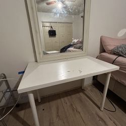Vanity Table and Mirror