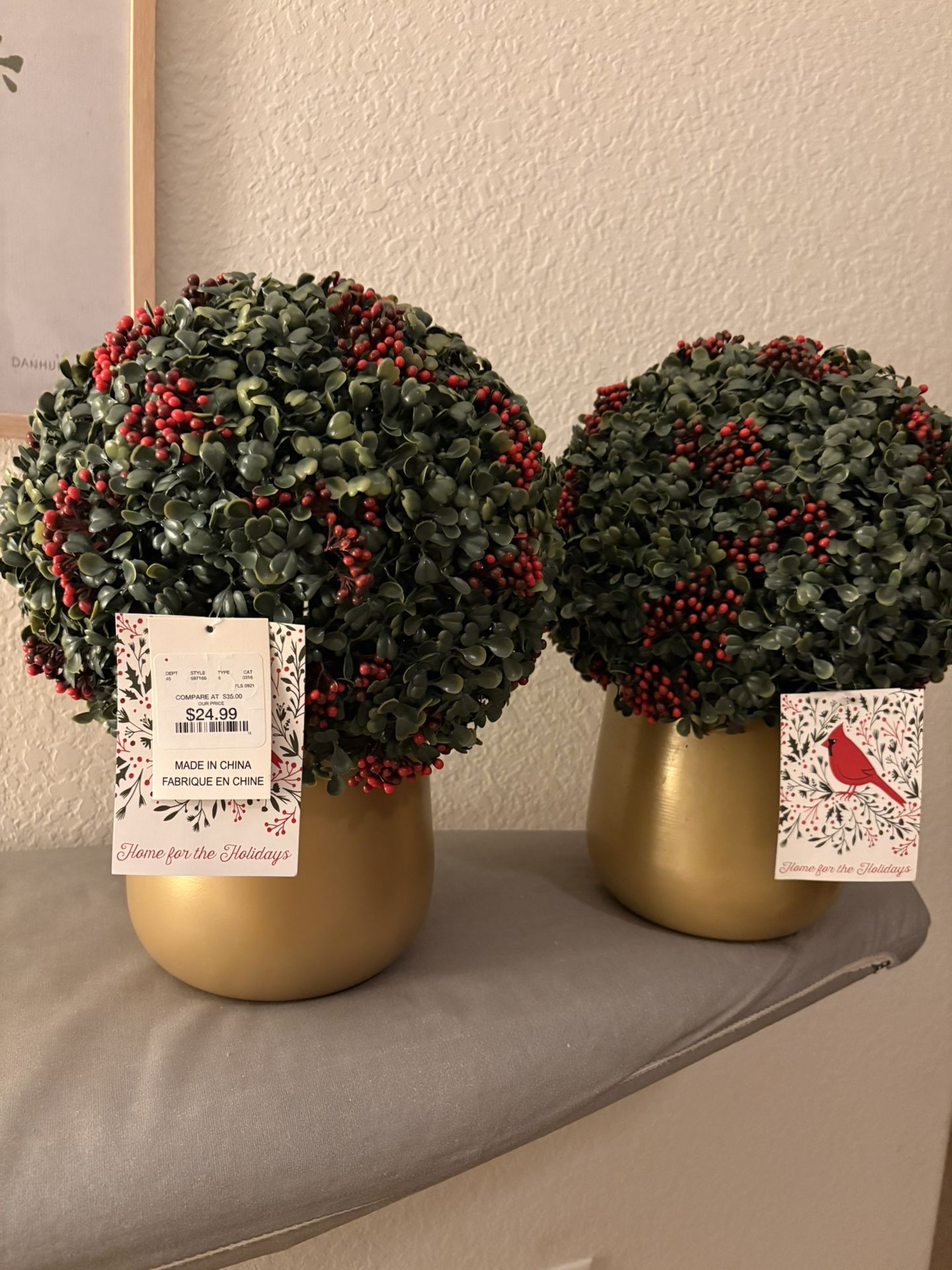 Holiday Topiaries (Set Of 2)
