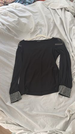 Black  long sleeve  shirt  $8