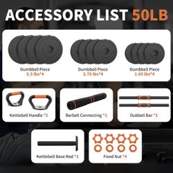 FIXTECH Adjustable Dumbbell Set