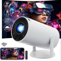 Portable 4K 1080P Smart Projector Android 111 Bluetooth