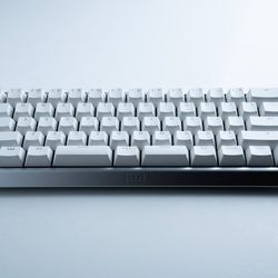 Wooting 60He V2 Silver Aluminum Split Gaming Keyboard
