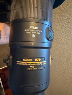 Nikon AF-S NIKKOR 800mm f/5.6E FL ED VR Lens