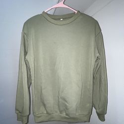 Olive Green Crew Neck