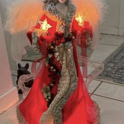 30 Cash  Xmas Angel 16 Inch Ivory Angel Treetop Near AV College 