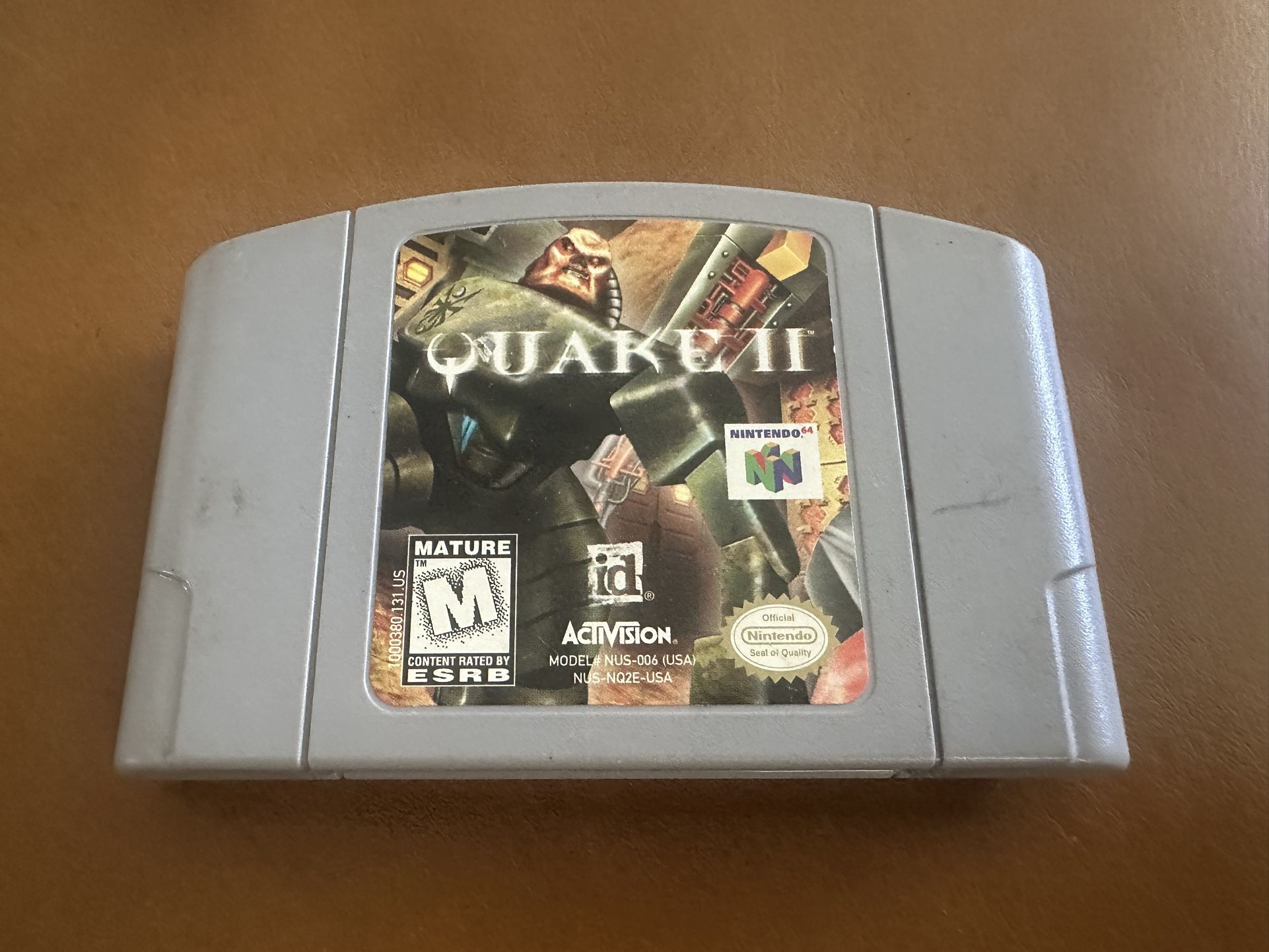 Quake II 2 (Nintendo 64, 1999) N64 Cartridge - Authentic, Tested And Working!