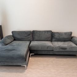 Housel Living -Grey Green Sectional, Couch