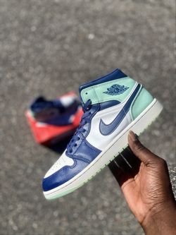 Jordan 1 Mid “Mystic Navy Blue Mint Foam”‼️🔥