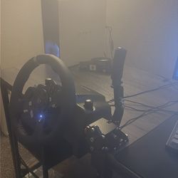 Logitech driving wheel for sim racing