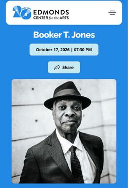 Booker T Jones tickets