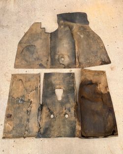 vw early original rubber mats 65 later beetle