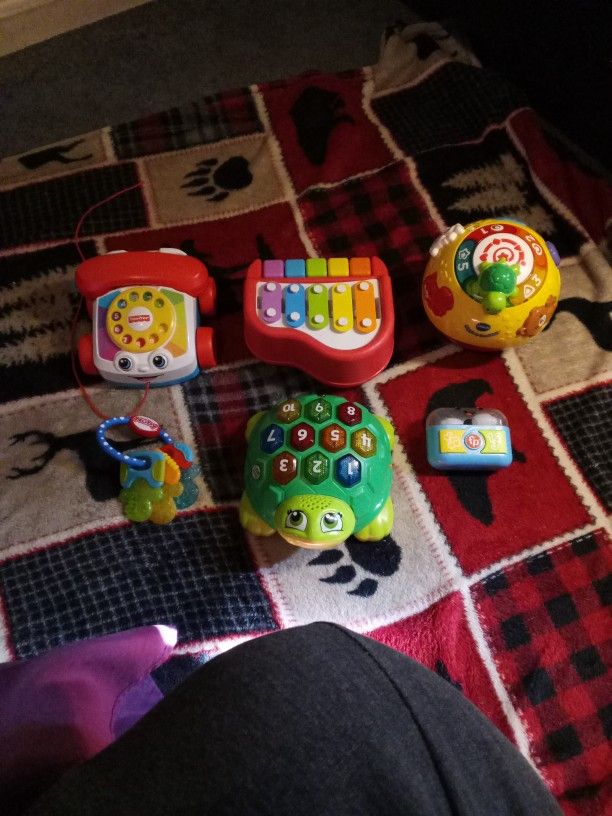 Six Different Kind Of Baby Toys