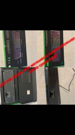 Razer mechanical gaming, keyboard, brand new