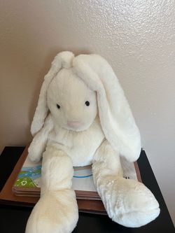 Large Cream Plush Bunny Stuffed Animal