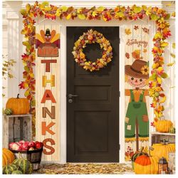 Thanksgiving Porch Banner Set