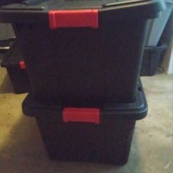 Sterilite Industrial 27 Gallon Tote Bin Container...2 Available