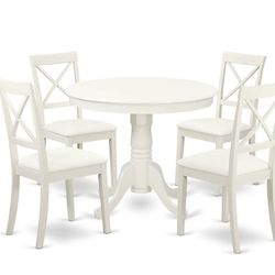White Dinning Table Set