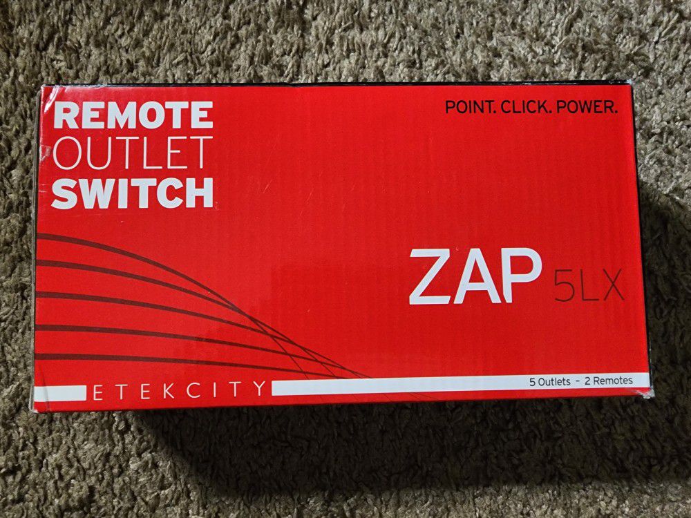 Etekcity Remote Outlet Switch - ZAP 5LX for Sale in La Habra, CA - OfferUp