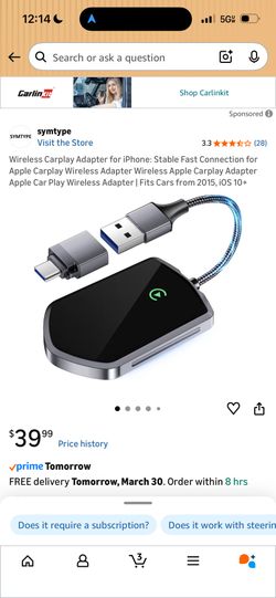 Wireless Car Play Adapter
