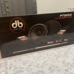 DB Drive PTS65C Component Speakers 6.5