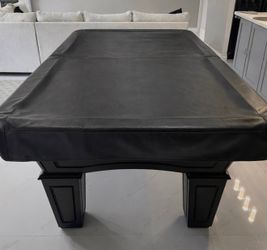Modern Black Pool Table 7’ (Free Delivery & Pro Setup) New Felt Any Color + All Accessories Provided 