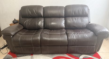 Recliner Leather Couch
