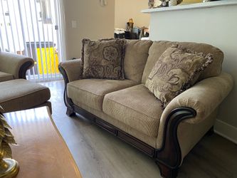 Living room set with coffee table