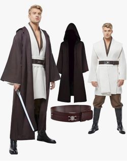 Star Wars Jedi Knight Robe and Tunic Adult Cosplay Costume, 4XL *BRAND NEW*