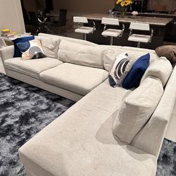 Elegant Sectional Couch With Chase