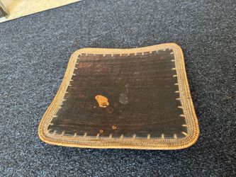 From Africa: handmade decorative Tray with Feet