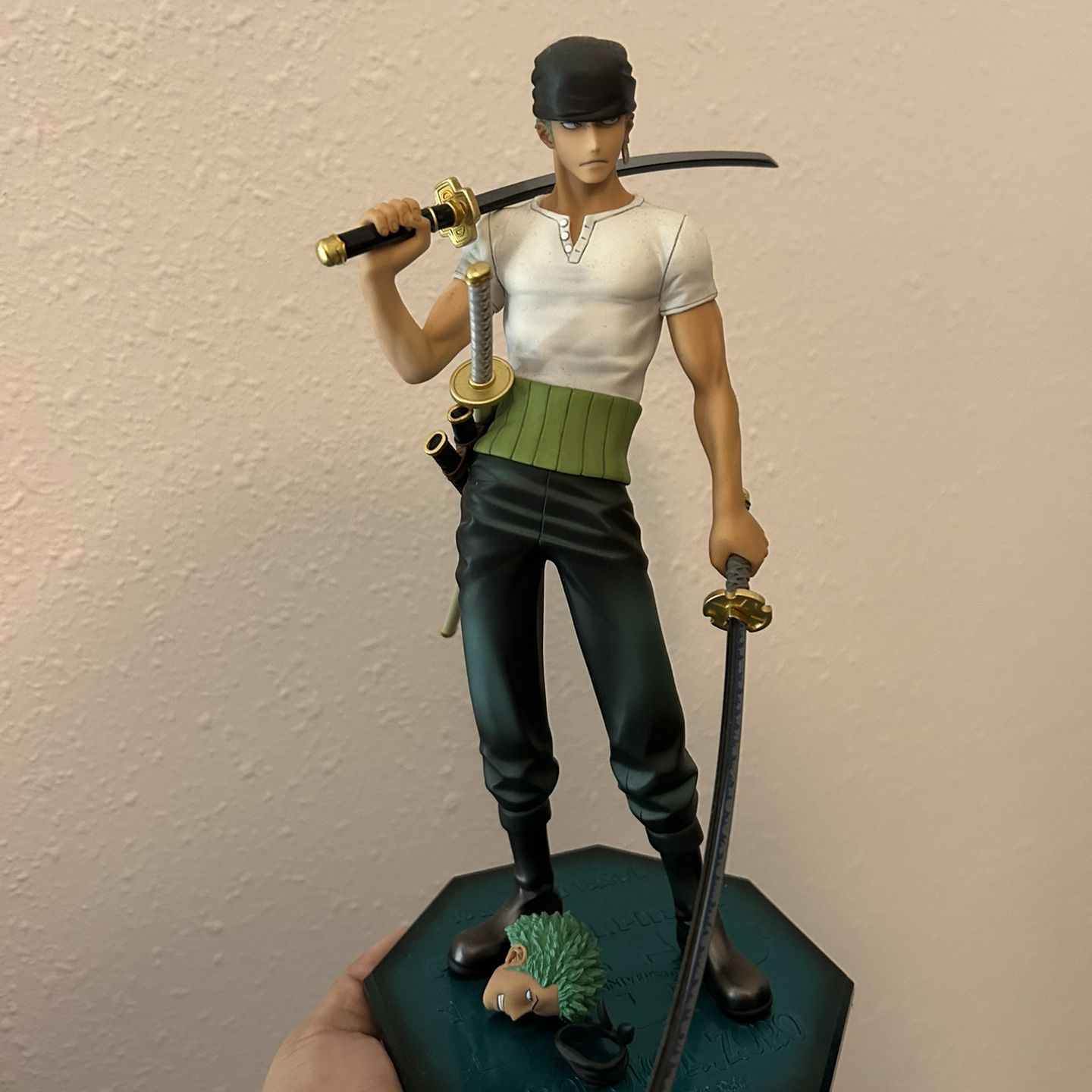 Megahouse One Piece Portrait of Pirates: Limited Edition Roronoa Zoro 10th Anniversary 1:8 Scale PVC Figured 