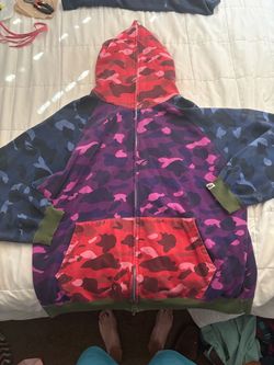 Bape 2005 Crazy Camo Full Zip Hoodie - Nigo Era