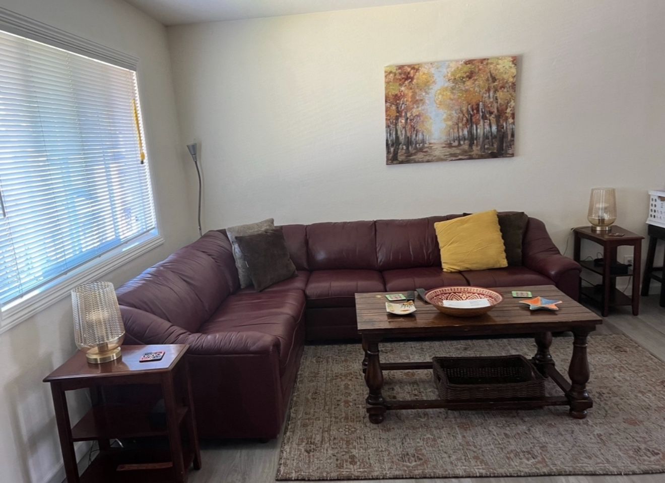 Leather Sectional