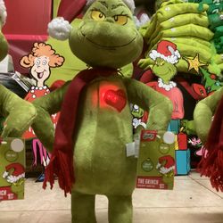 Grinch Christmas Door Greeter Plush